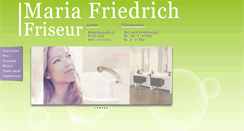 Desktop Screenshot of friseur-maria-friedrich.de