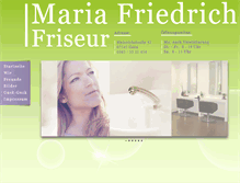 Tablet Screenshot of friseur-maria-friedrich.de